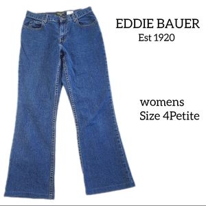 EDDIE BAUER   EST.1920 WOMENS JEANS SIZE 4 PETITE  No. 0223